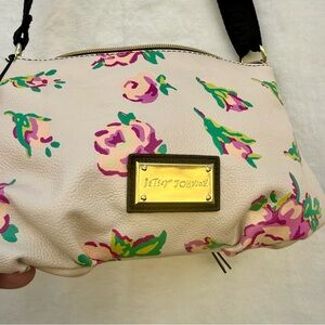 Betsey Johnson Floral Rose Crossbody Purse
